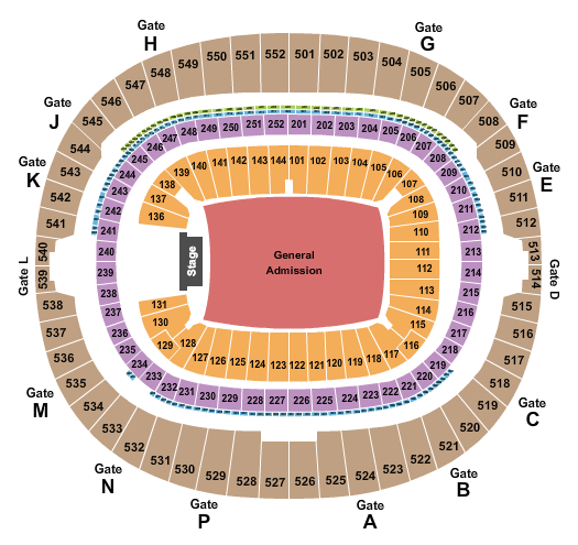 Wembley Stadium Oasis Seating Chart